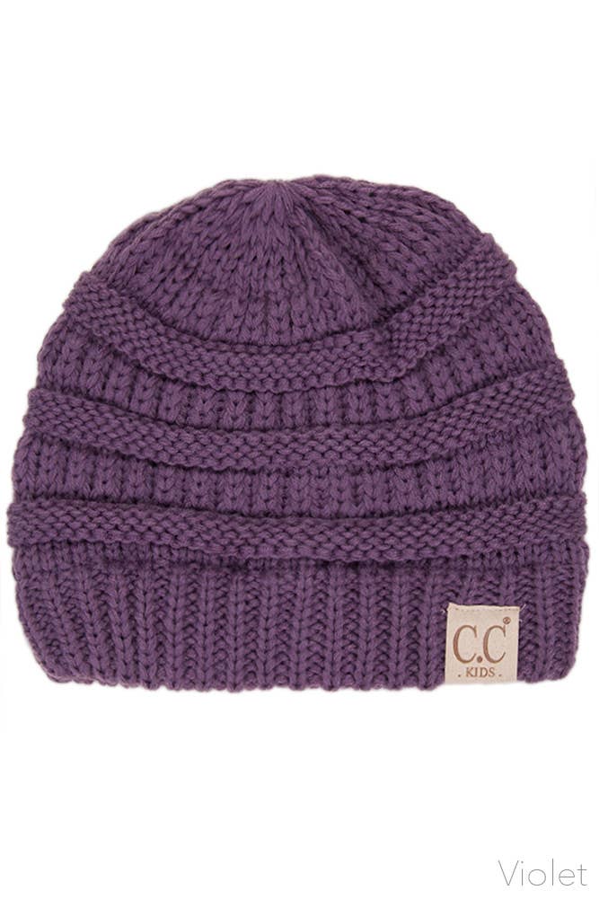 Girls Solid C.C. Beanie