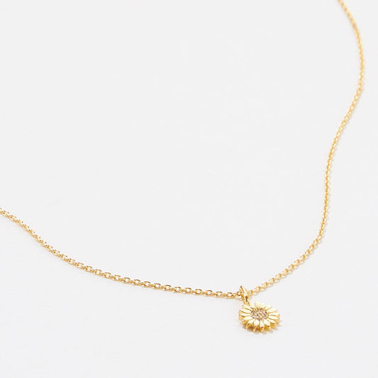 Sunflower Pendant Necklace