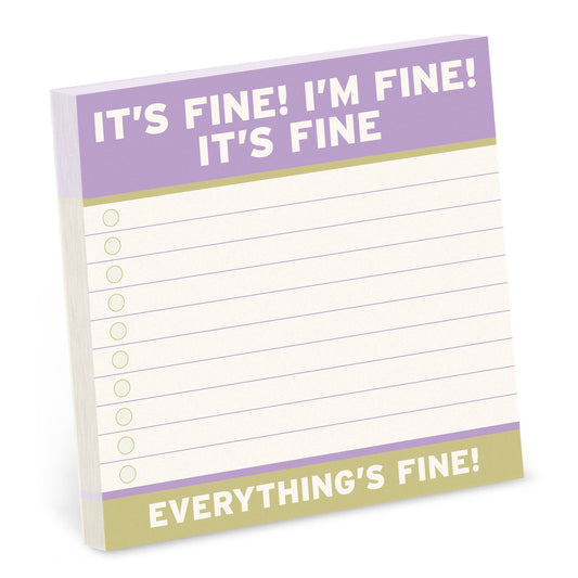 It’s Fine Large Sticky Notes