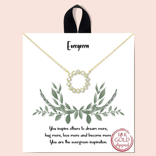 Evergreen Charm Necklace