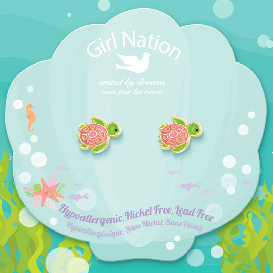 Turtle-y Awesome - Stud Earrings