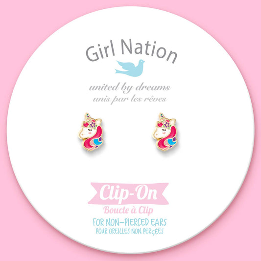 Unicorn Dreams - Clip On Earrings