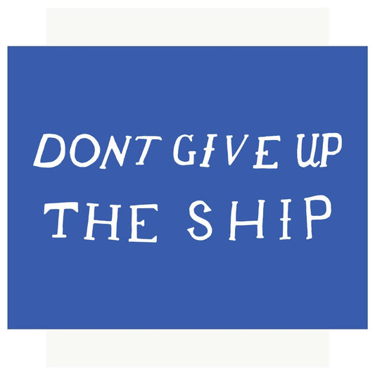 Don't Give Up The Ship Battle Flag Magnet