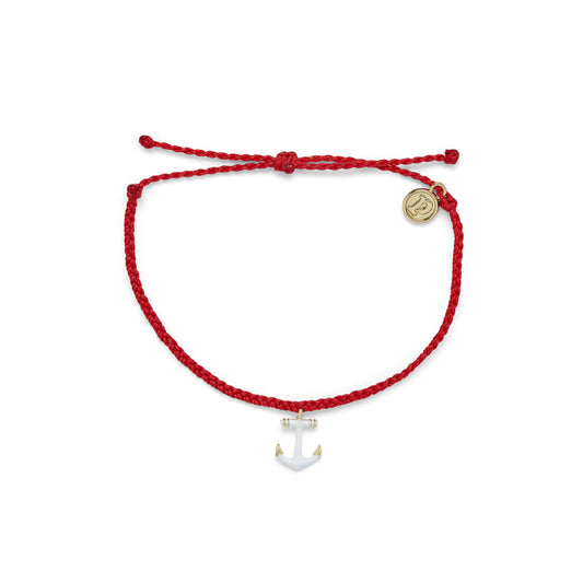 Red Anchors Away Bracelet