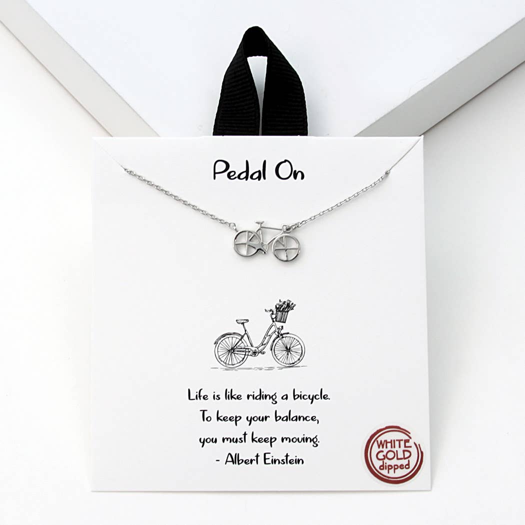 Bicycle Charm Necklace