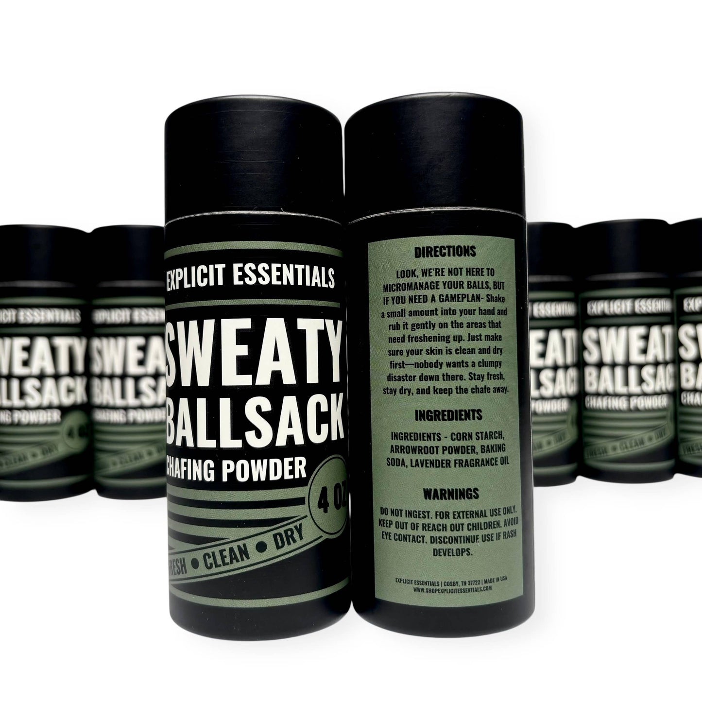 Sweaty Ball Sack Chafing Powder