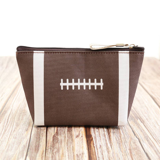 Makeup Bag Travel Pouch - Football