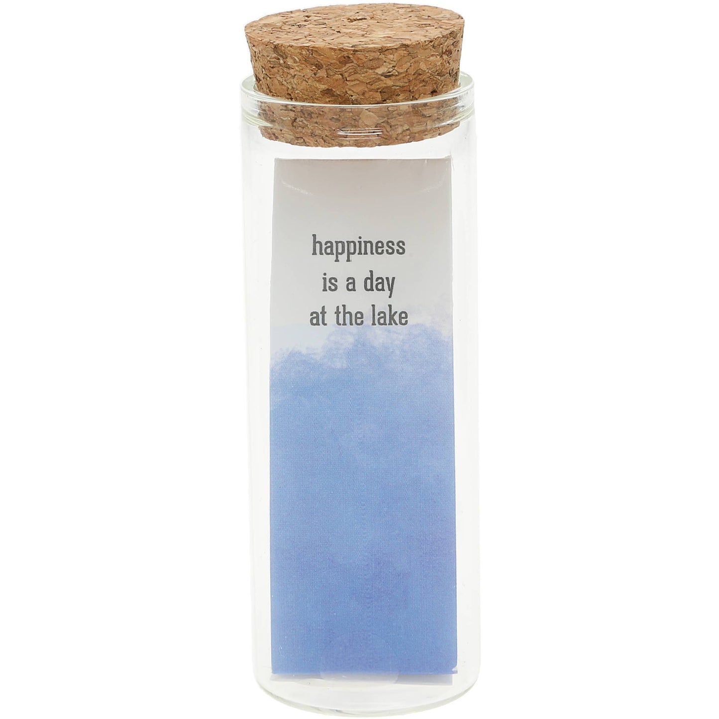 Lake - Engraved Necklace In A Bottle
