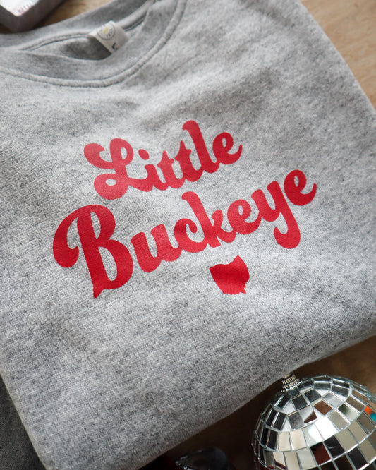 Little Buckeye Fleece Crewneck Sweatshirt
