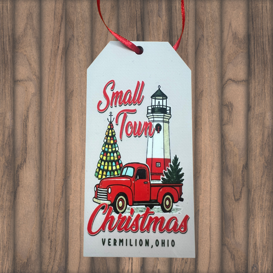 Small Town Vermilion Christmas Ornament