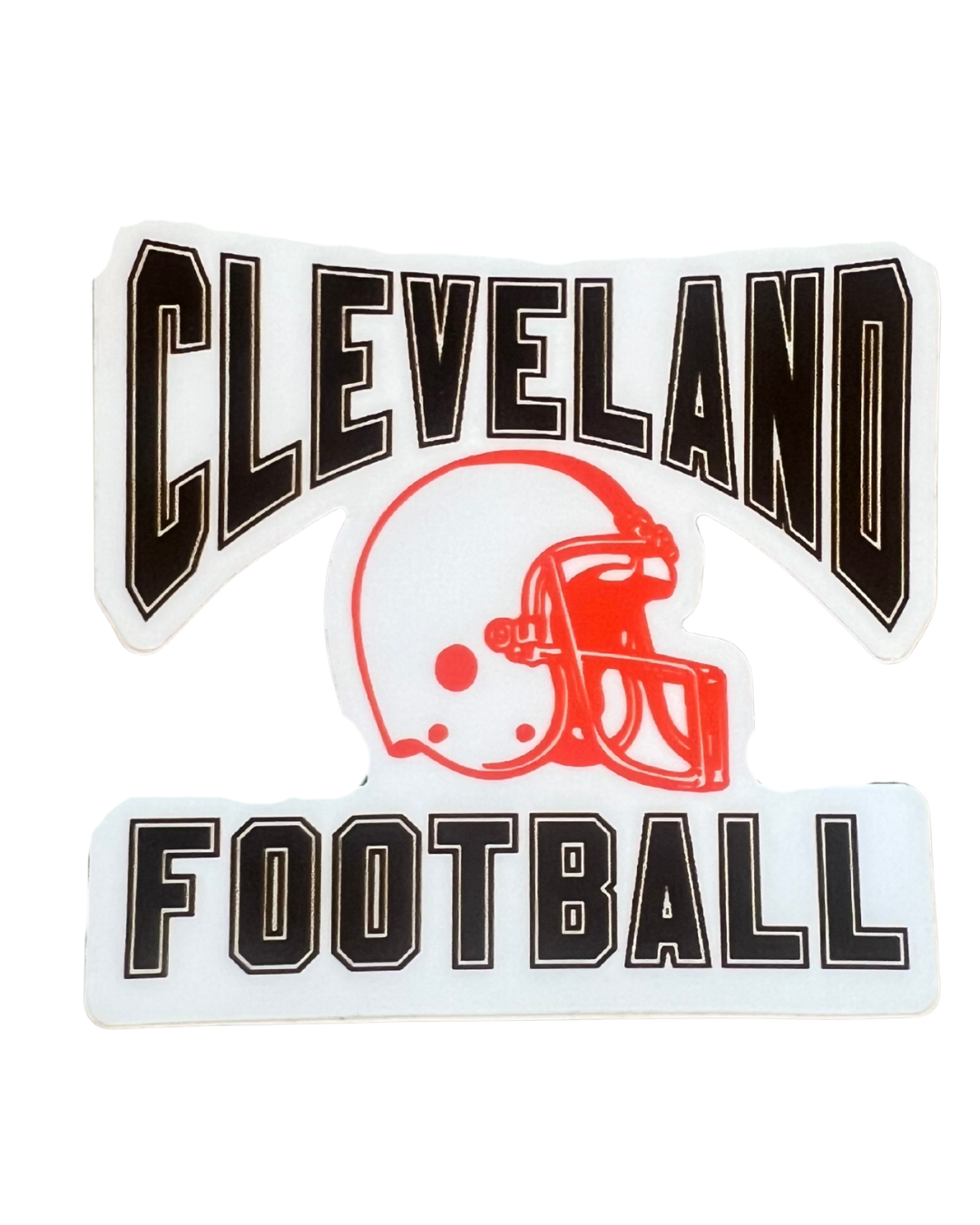 Cleveland Football Sticker - Mistakes on the Lake