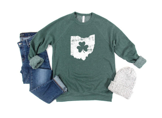 Ohio Shamrock Crewneck