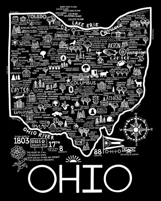 Ohio 8x10 Print