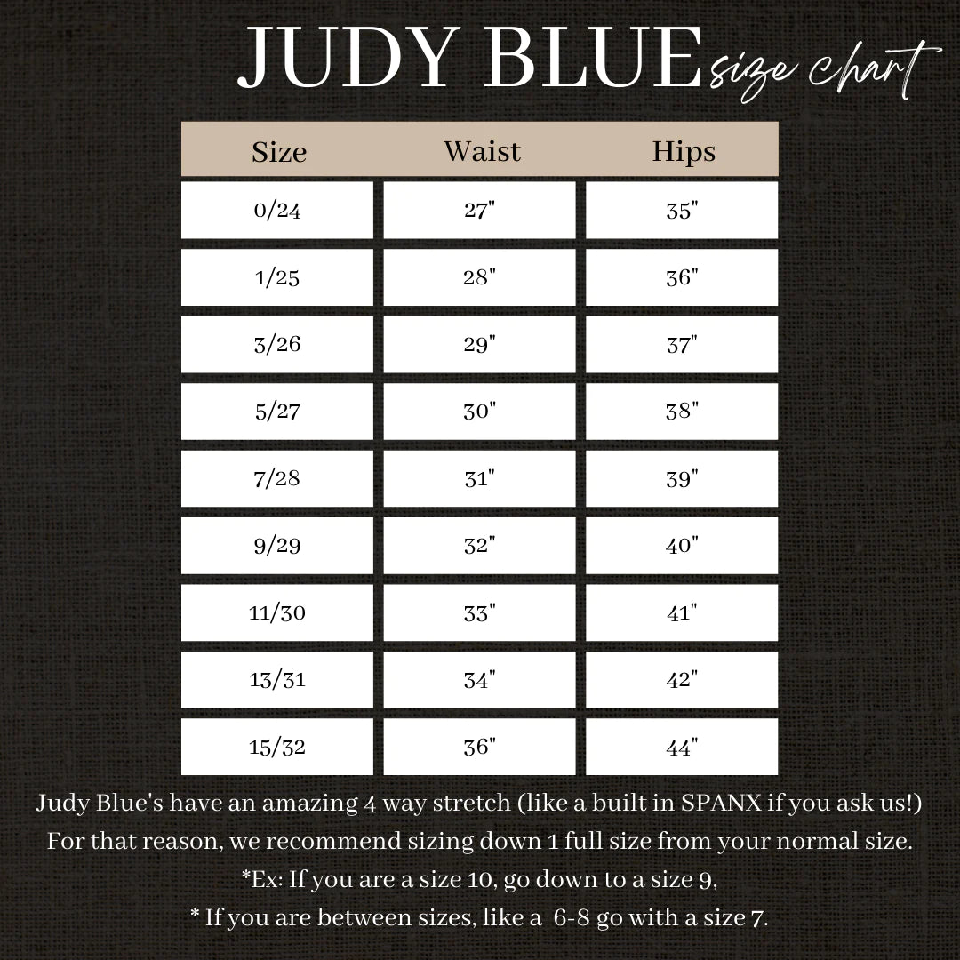 Judy Blue - High Waist Tummy Control Garment Dyed Flare