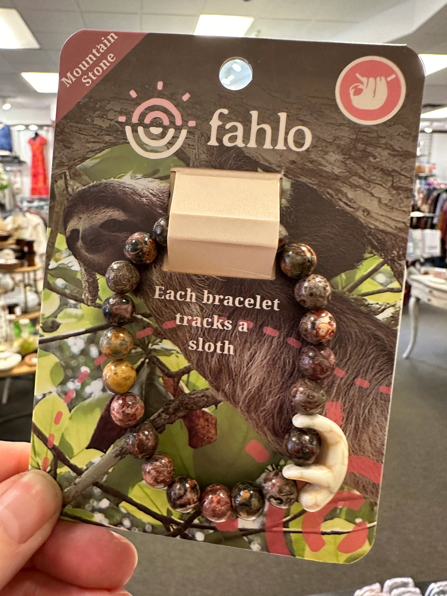 The Wander Sloth Trackable Bracelet