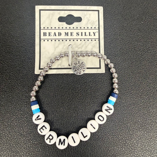 Vermilion Beaded Bracelet