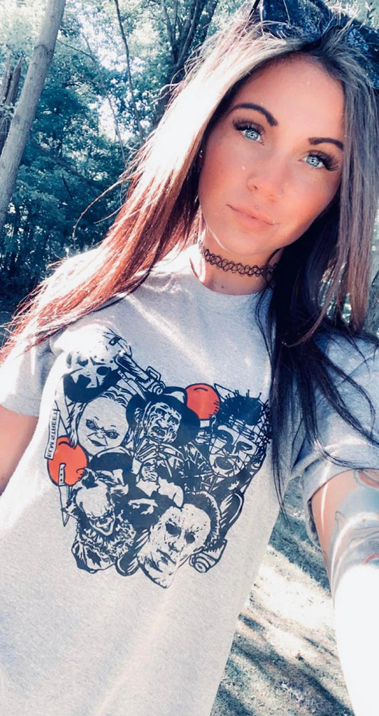 Ohio Horror Characters Tee