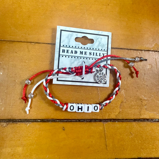 Ohio Football Custom Bracelet
