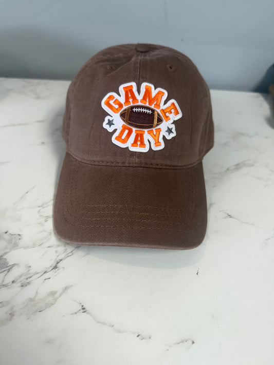 Brown Game Day Relaxed Fit Hat