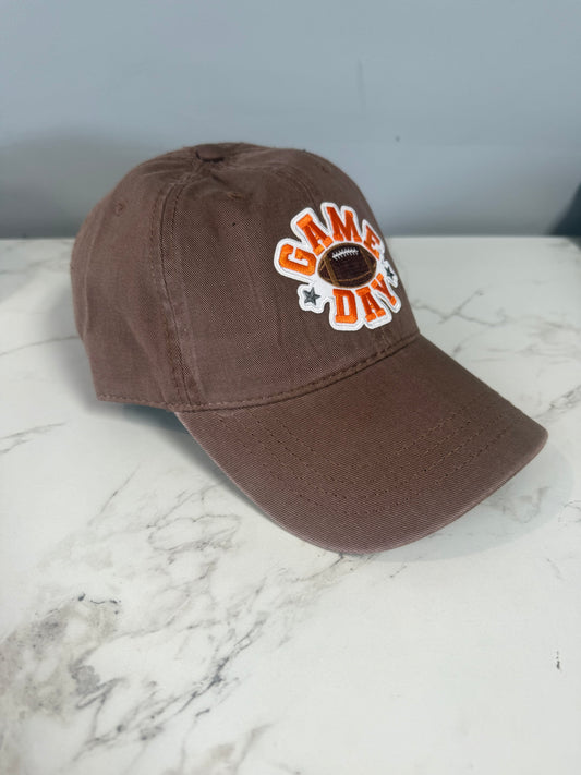 Brown Game Day Relaxed Fit Hat