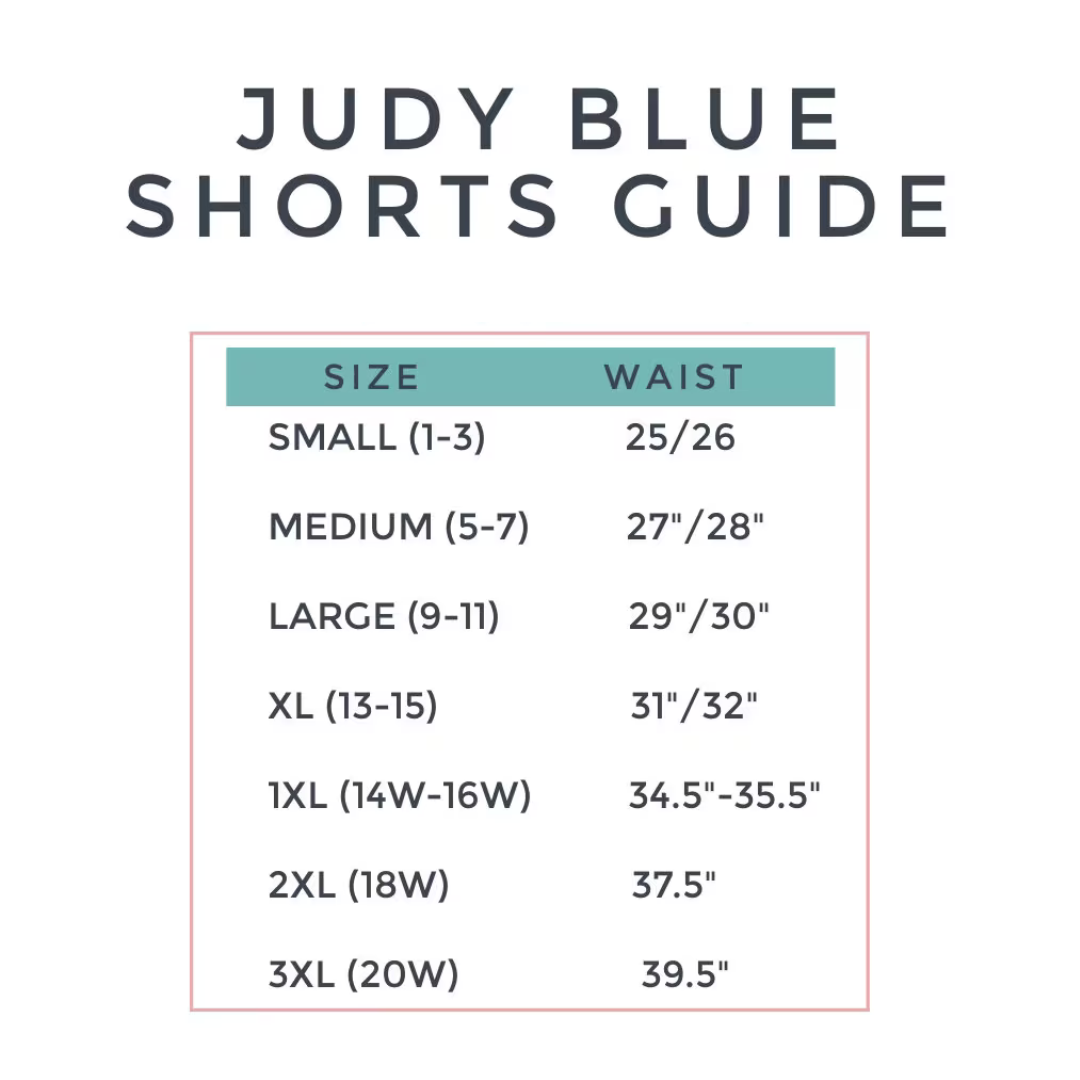 Judy Blue - Double Button Dark Denim Shorts