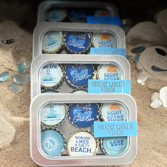 Great Lakes Bottlecap Magnets