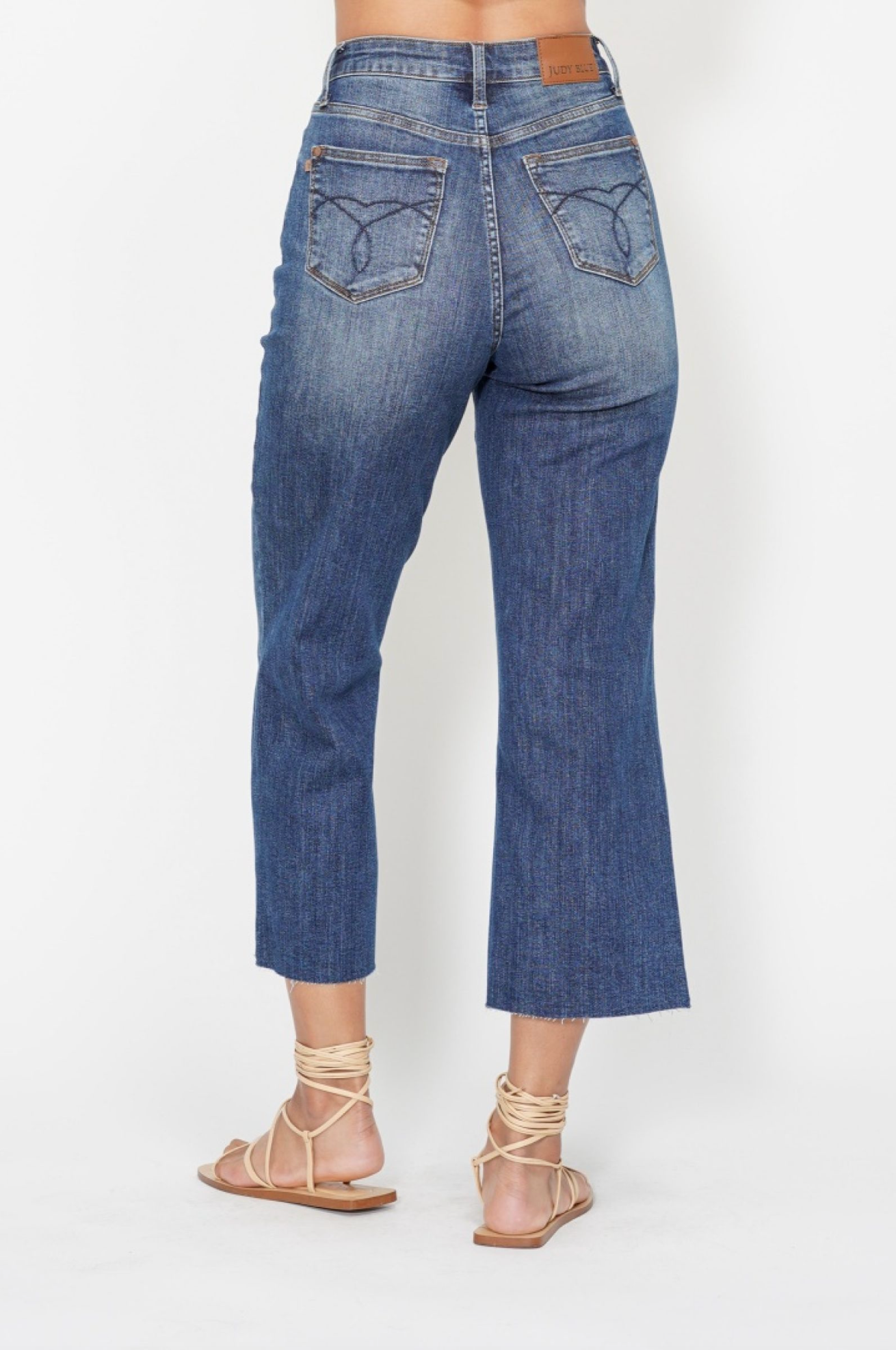 Judy Blue - High Waisted Wide Leg Crop