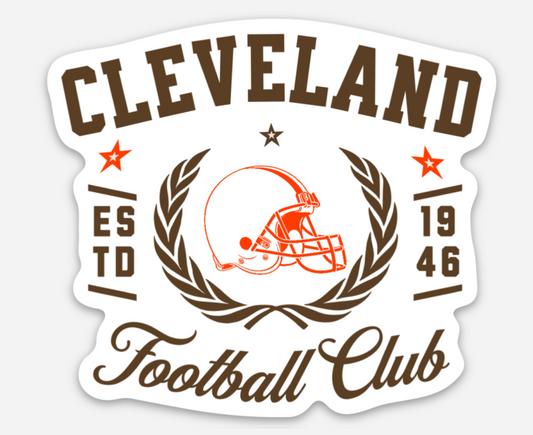 Cleveland Football Club Sticker - Mistakes on the Lake