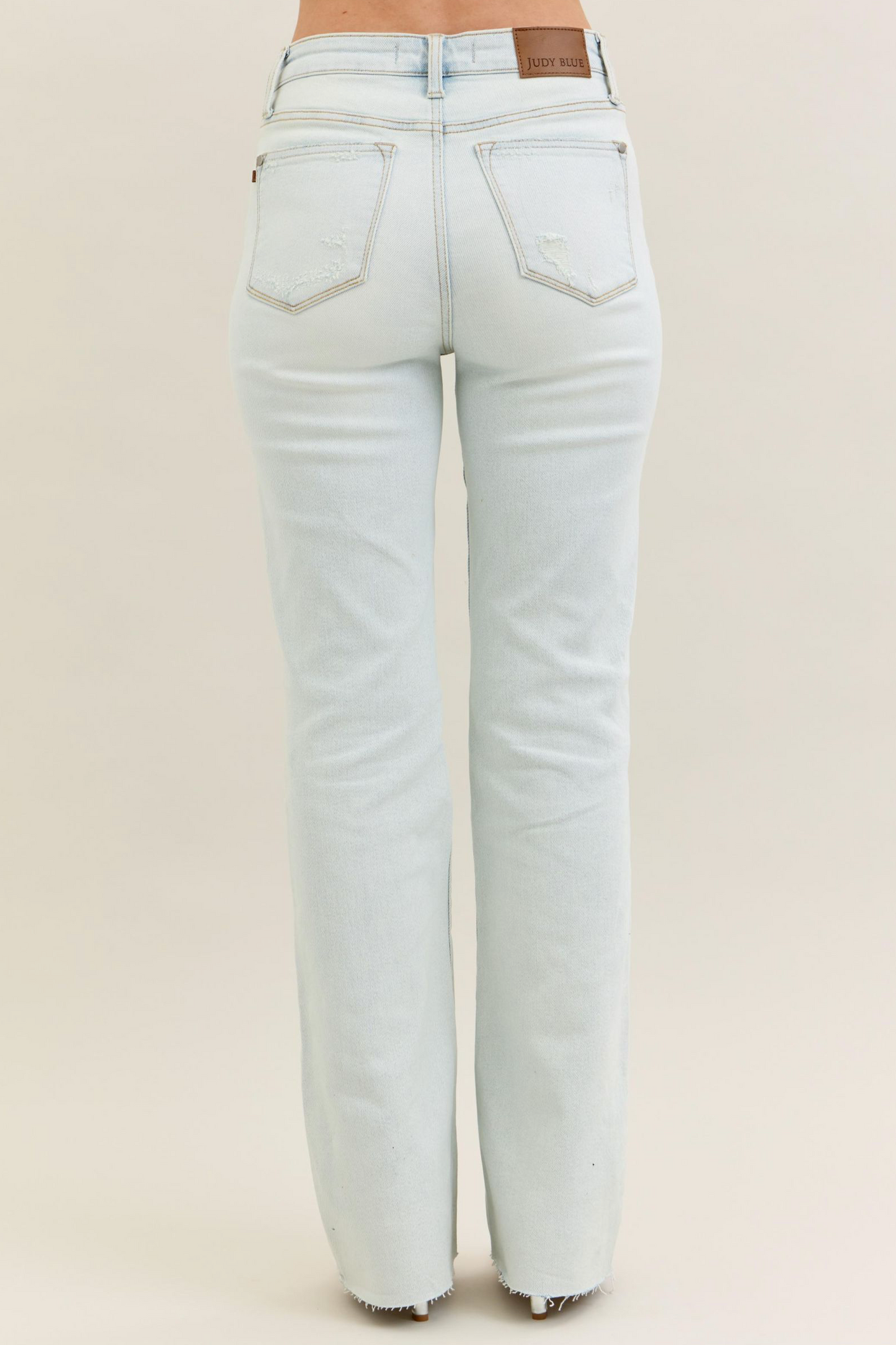 Judy Blue - Mid-Rise Destroyed Bootcut Jeans