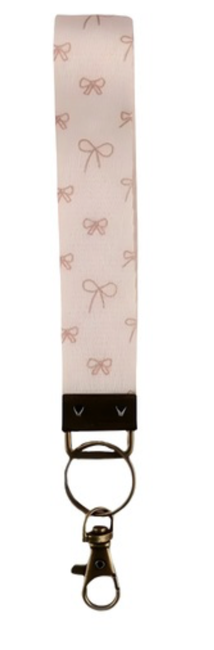 Bow Wristlet Keychain