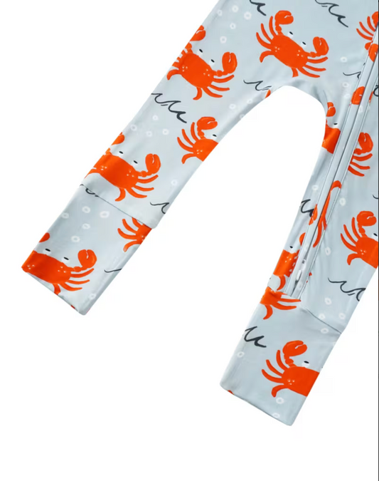 Crab Baby Bamboo Jumpsuit