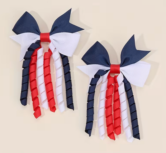 Patriotic Children's Hair Clips