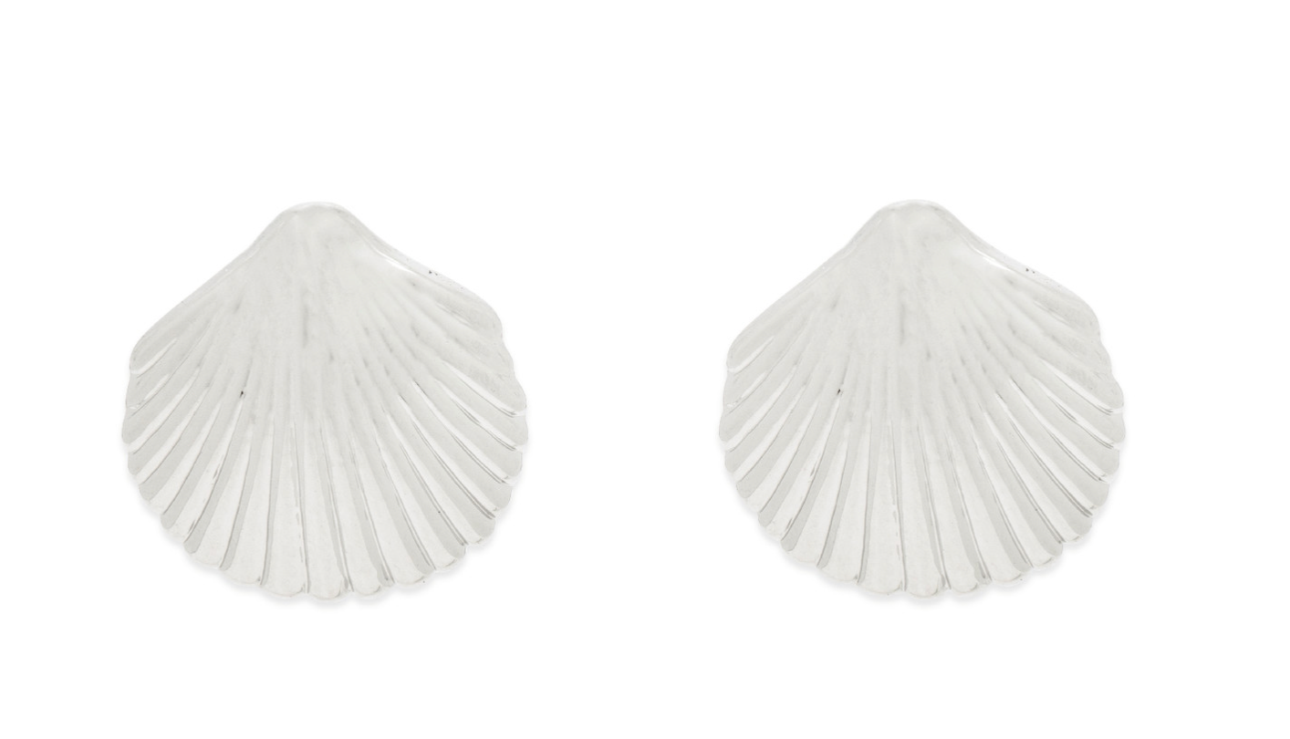 SHELL STUD EARRINGS