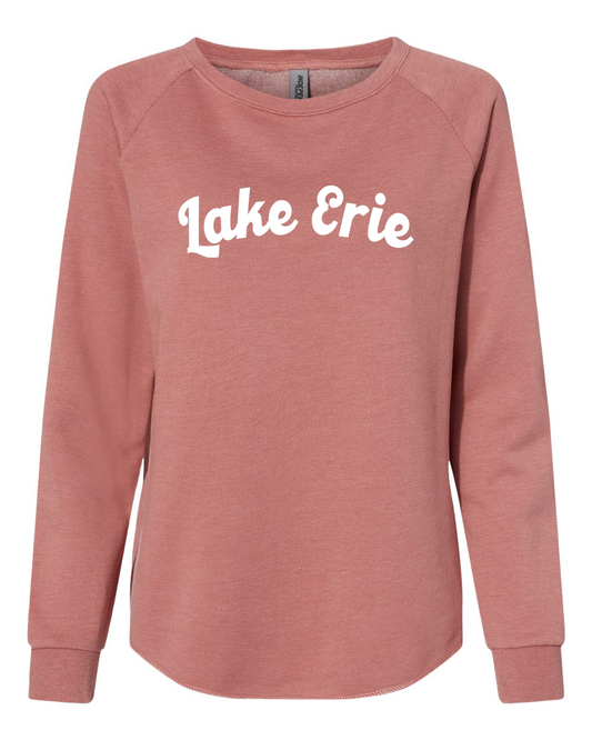 Lake Erie Ladies Wave Wash Sweatshirt