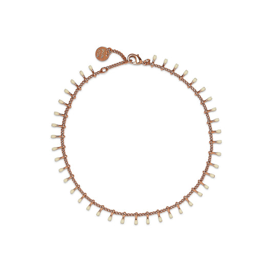 Floating Gemstone Anklet