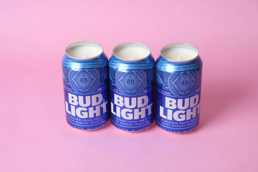 Bud Light Candle