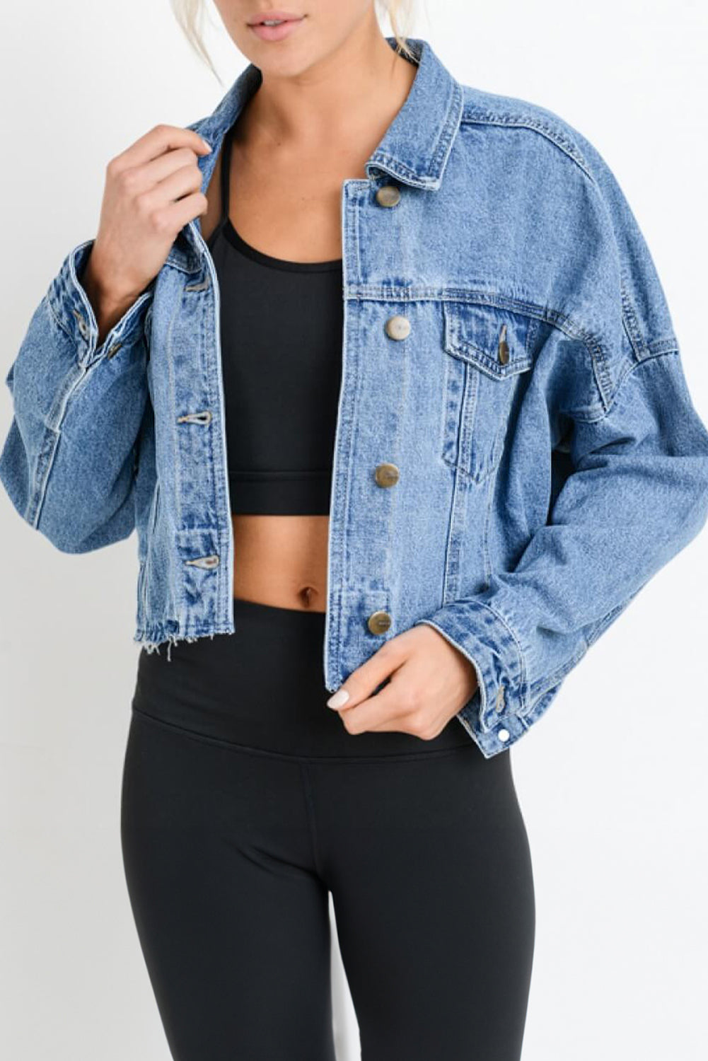 MEDIUM WASH DENIM JACKET