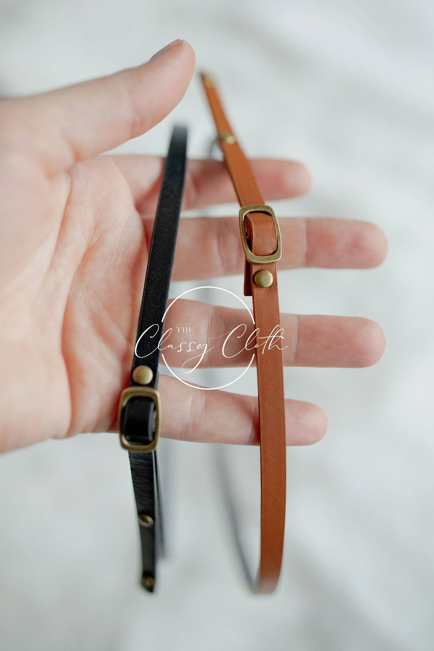 Grey - Wide Brim Hat w/ Belt