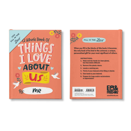 About Us Fill in the Love Journal