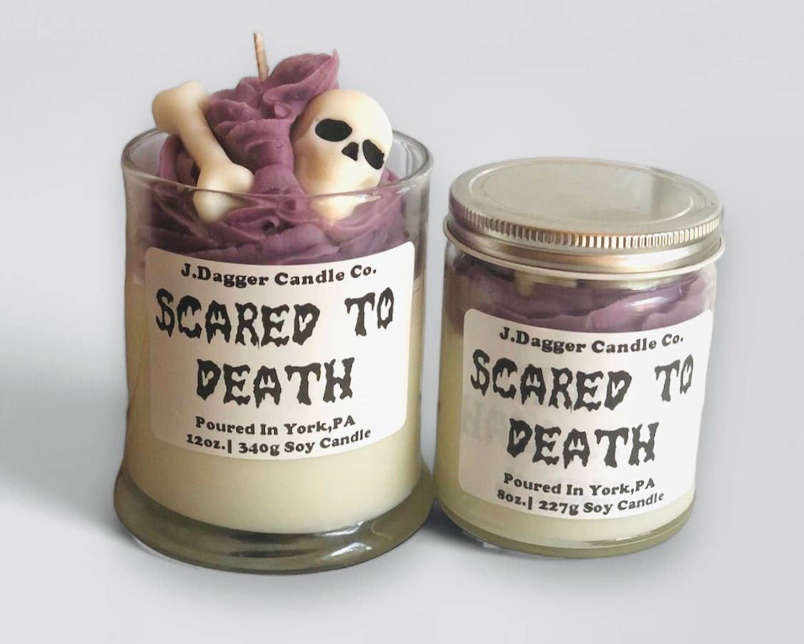 Skeleton Themed Soy Candles