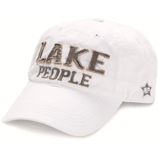 Lake People - White Adjustable Hat