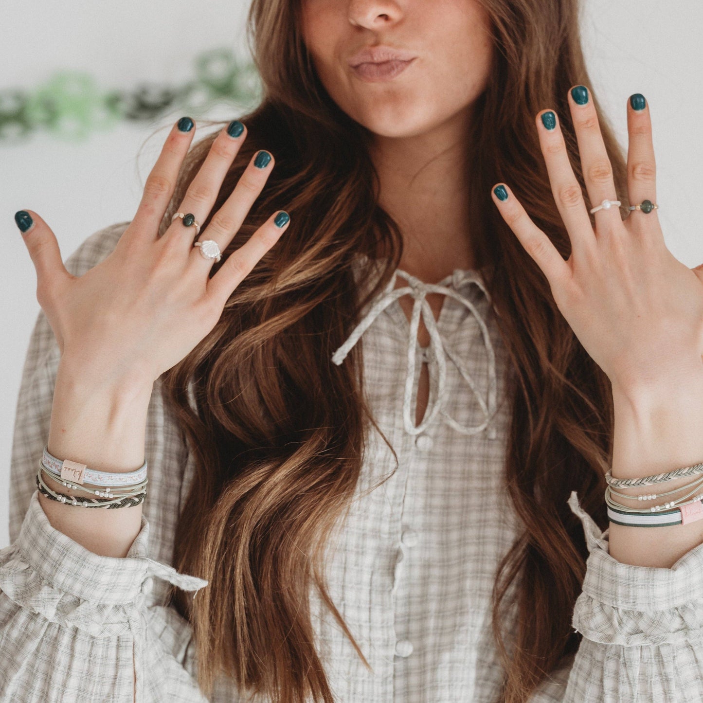 Tide Seashell Beach Vibe Hair Tie Rings