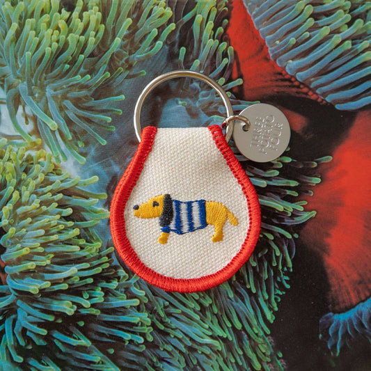 Sweater Dog - Patch Keychain