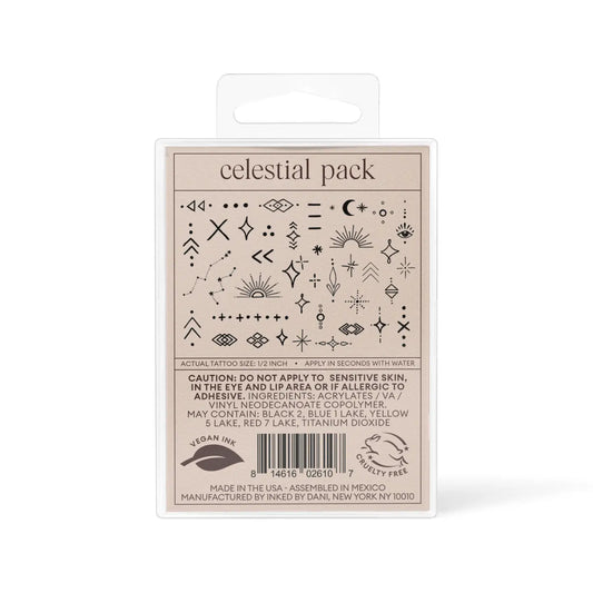 Celestial Temporary Tattoo Pack
