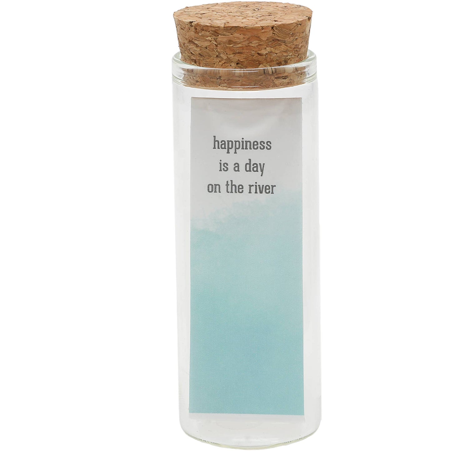 River - Engraved Necklace In A Bottle