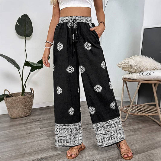 Boho Wide Leg Resort Pants