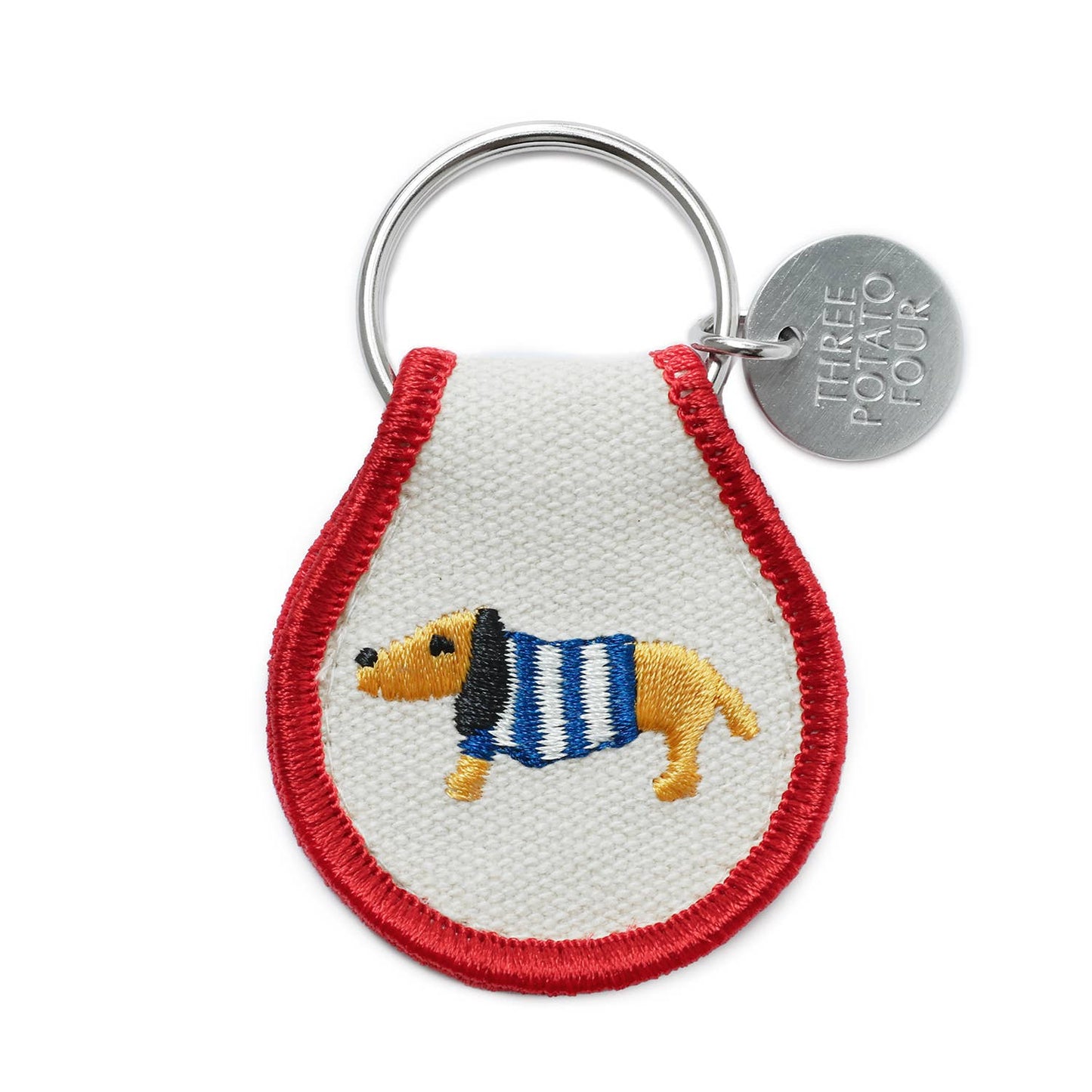 Sweater Dog - Patch Keychain