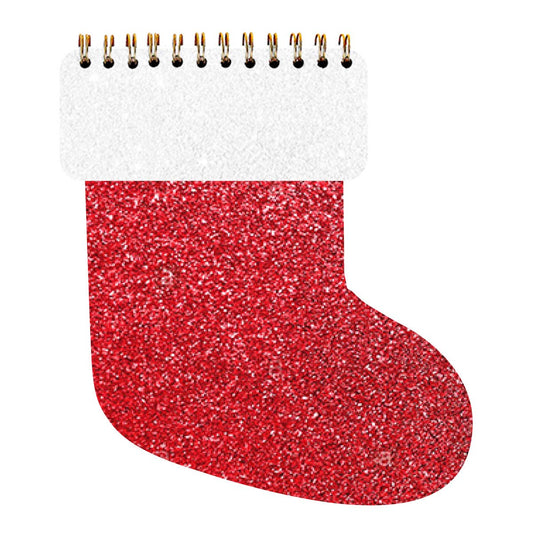 Stocking Glitter Notebook