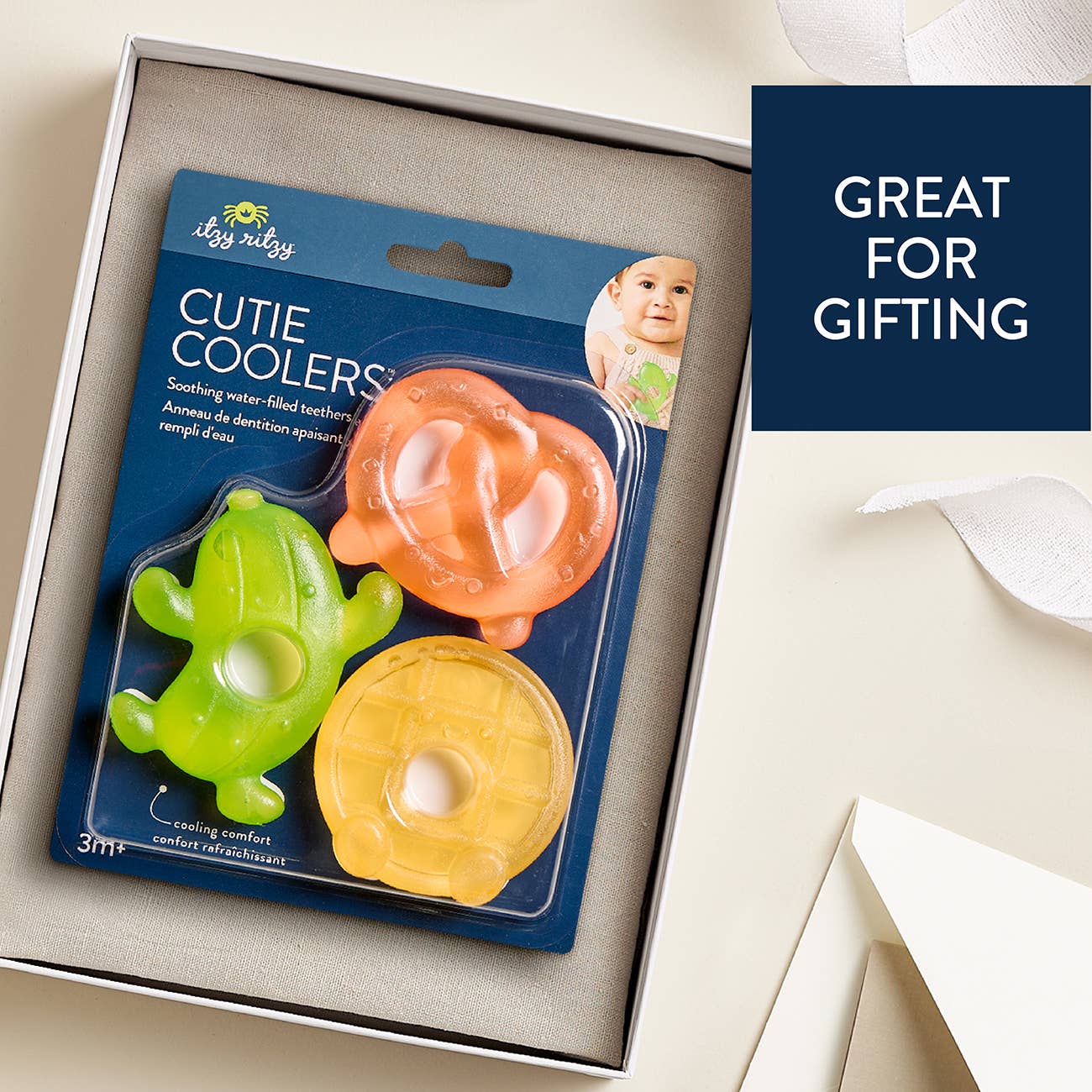 SeaSide Cutie Coolers™ Water Filled Teethers (3-pack)