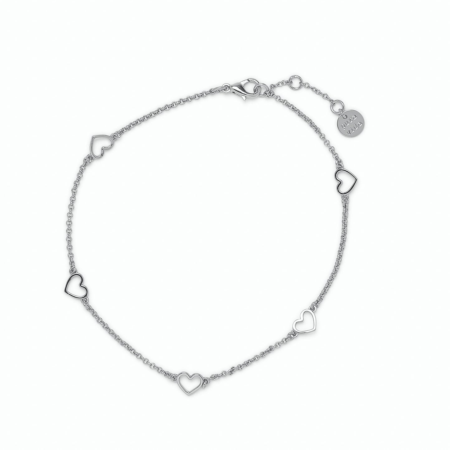 Dainty Hearts Anklet